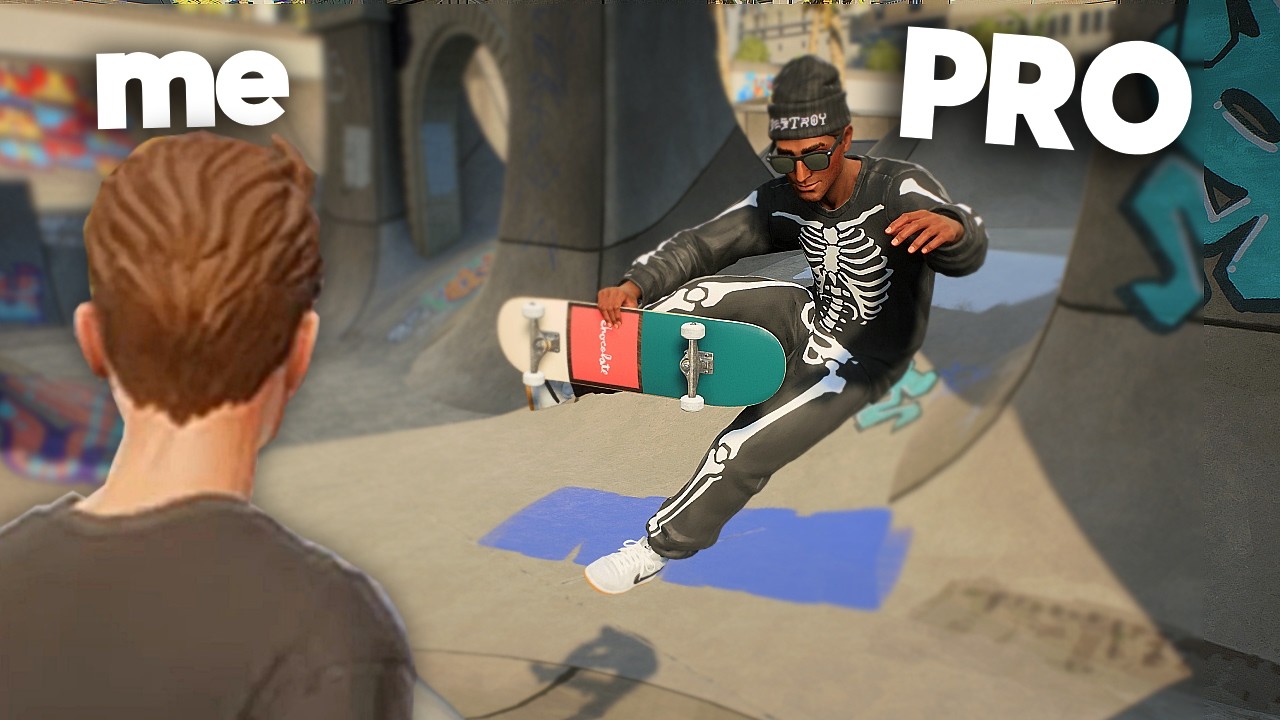Skate. But I CHALLENGE a Pro Player