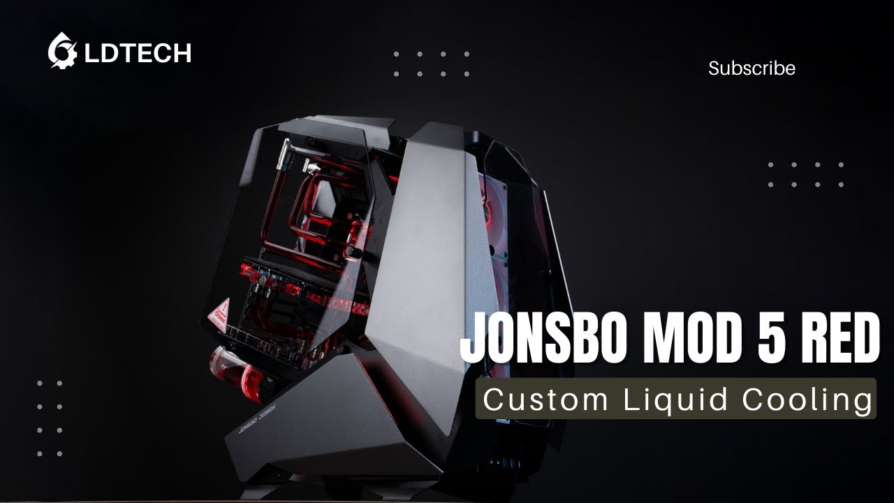 Bộ PC Với Hệ Thống Tản Nhiệt Nước Custom SIÊU ĐỈNH  - JONSBO MOD 5 RED
