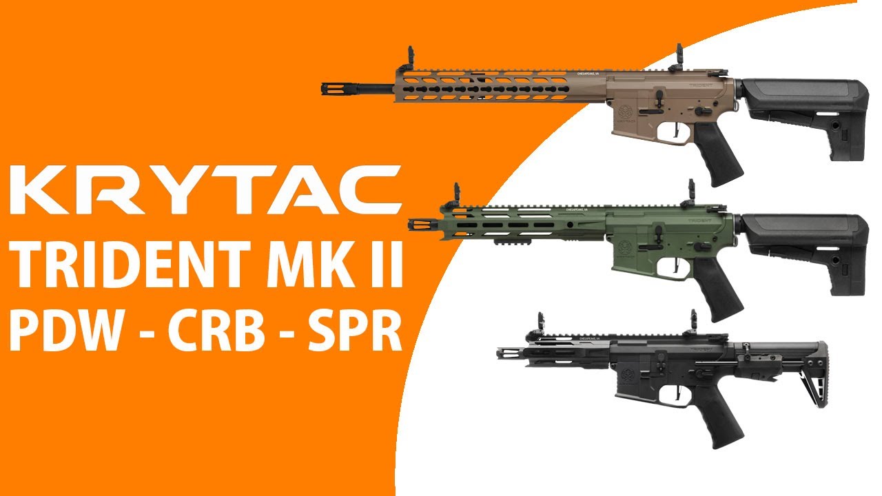 Krytac Mk2 PDW M, Krytac Trident Mk2 CRB, Krytac Mk2 Trident SPR Y MÁS!
