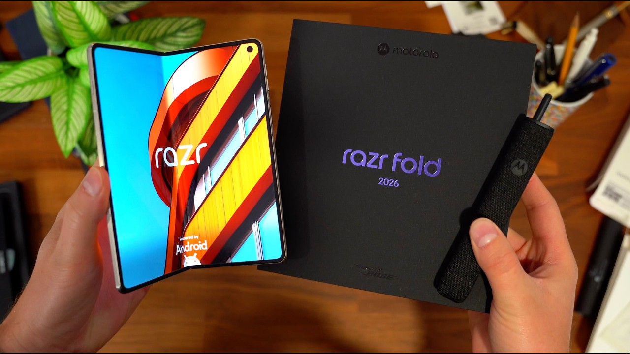 Motorola Razr Fold 2026 &ndash; rozpakowanie: pierwszy składany smartfon Moto!