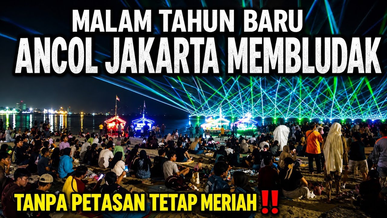 MALAM TAHUN BARU ANCOL JAKARTA 2026 MEMBLUDAK‼️TANPA PETASAN TETAP MERIAH 