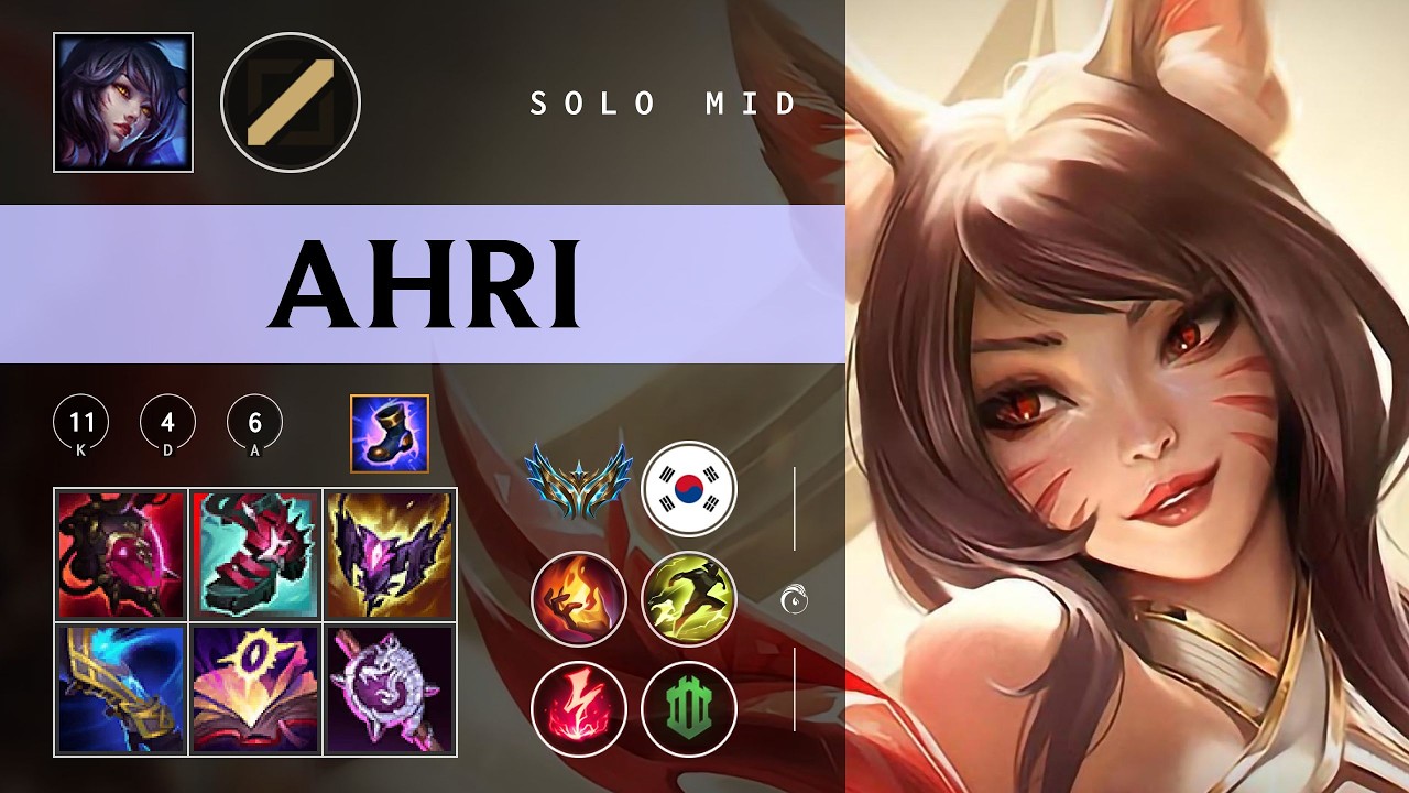 Ahri Mid vs LeBlanc - KR Challenger Patch 26.05
