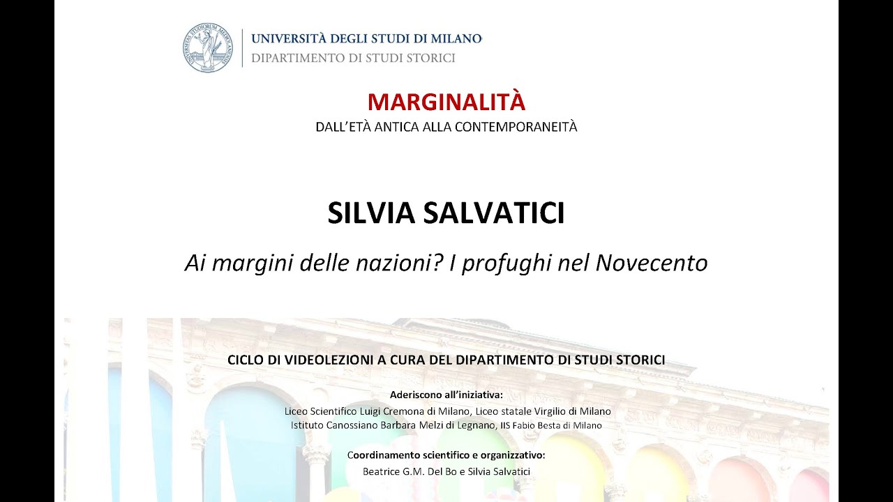 Silvia Salvatici - Ai margini delle nazioni? I profughi nel Novecento