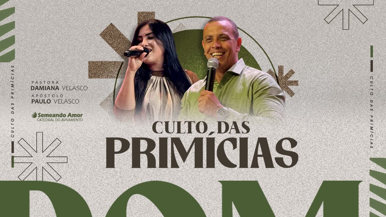 Domingo - Culto das Primícias - 18/01/2026