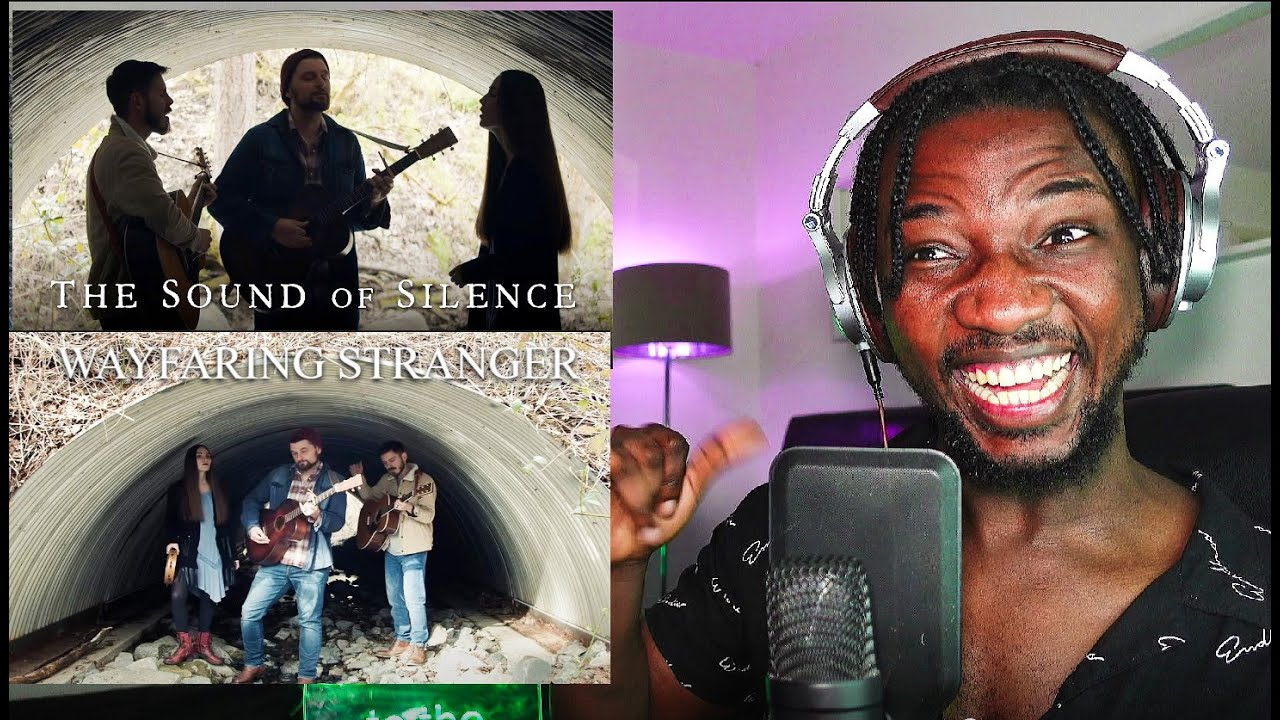 The Sound of Silence /Wayfaring Stranger - @TheHoundTheFox feat. @AdamChance | SINGER REACTION