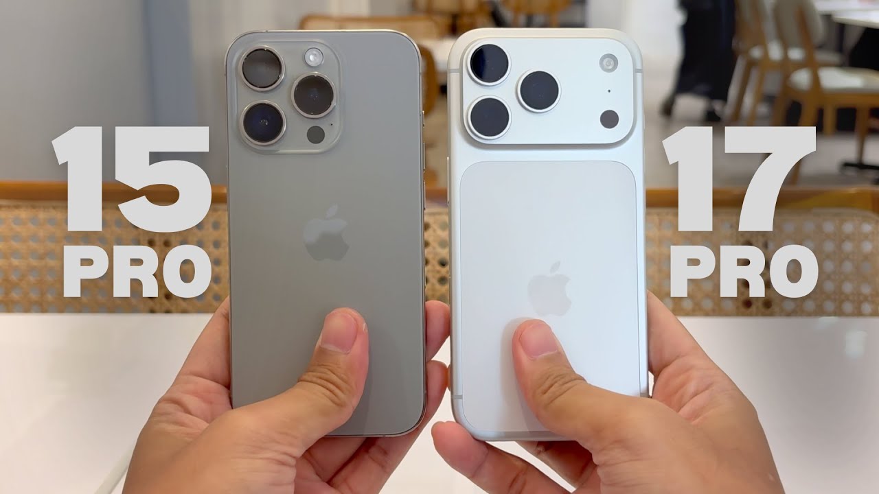 iPhone 15 Pro против iPhone 17 Pro: посмотрите это, прежде чем купить или обновить