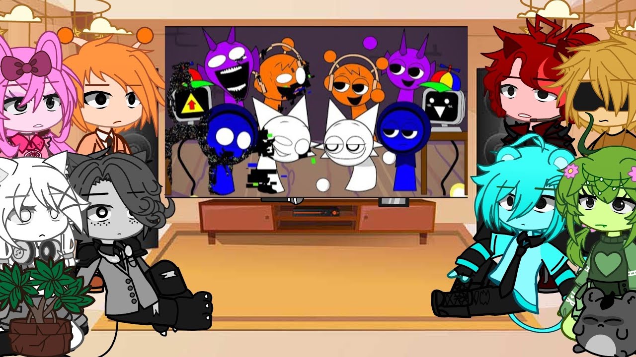 Sprunki Incredibox React To Sprunki Pibby Vs Sprunki Normal FNF II Gacha Club 🐰
