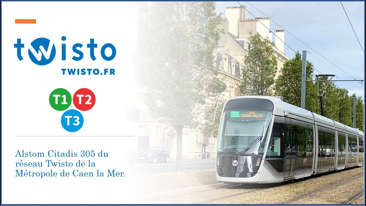[Tramway] Alstom Citadis 305 du réseau Twisto de Caen.