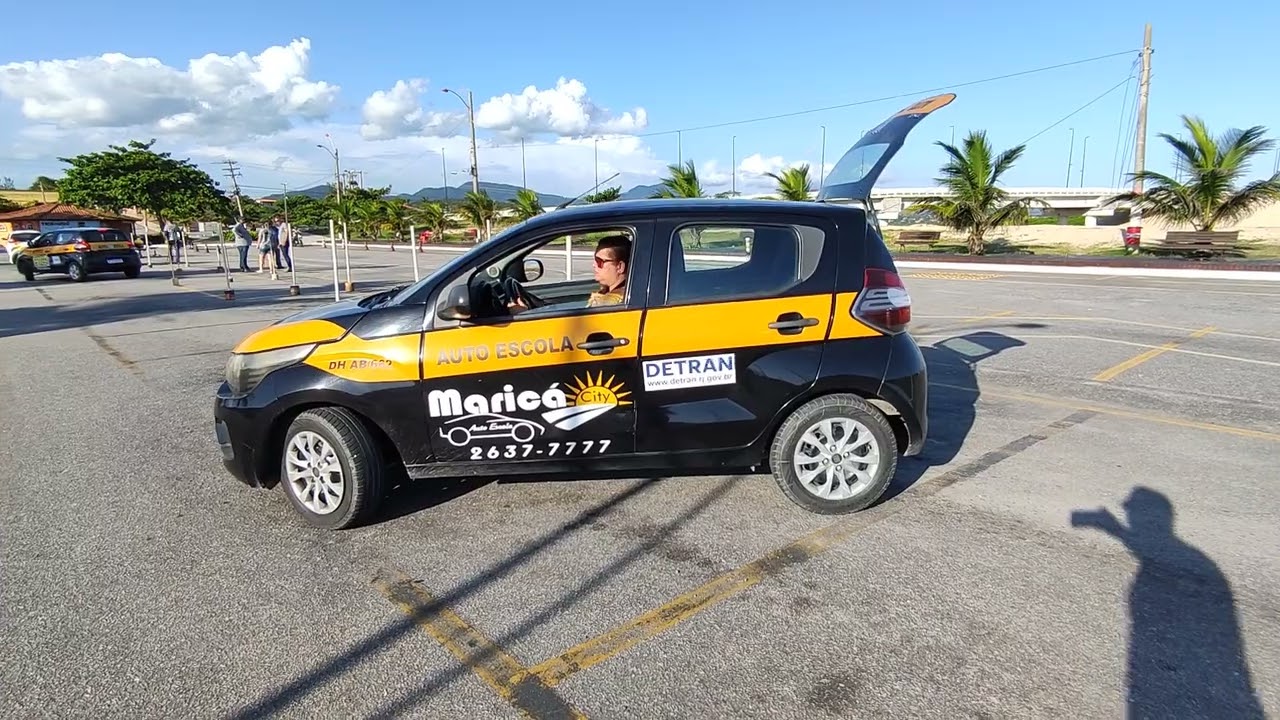Como passar prova de carro do Detran! baliza de 2 pontos Fiat mobi. Maricá RJ