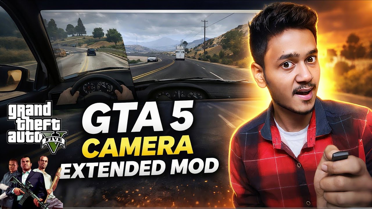How to Install Extended Camera Mod in GTA 5 | Best Cinematic Camera Mod Tutorial | (Hindi/Urdu)