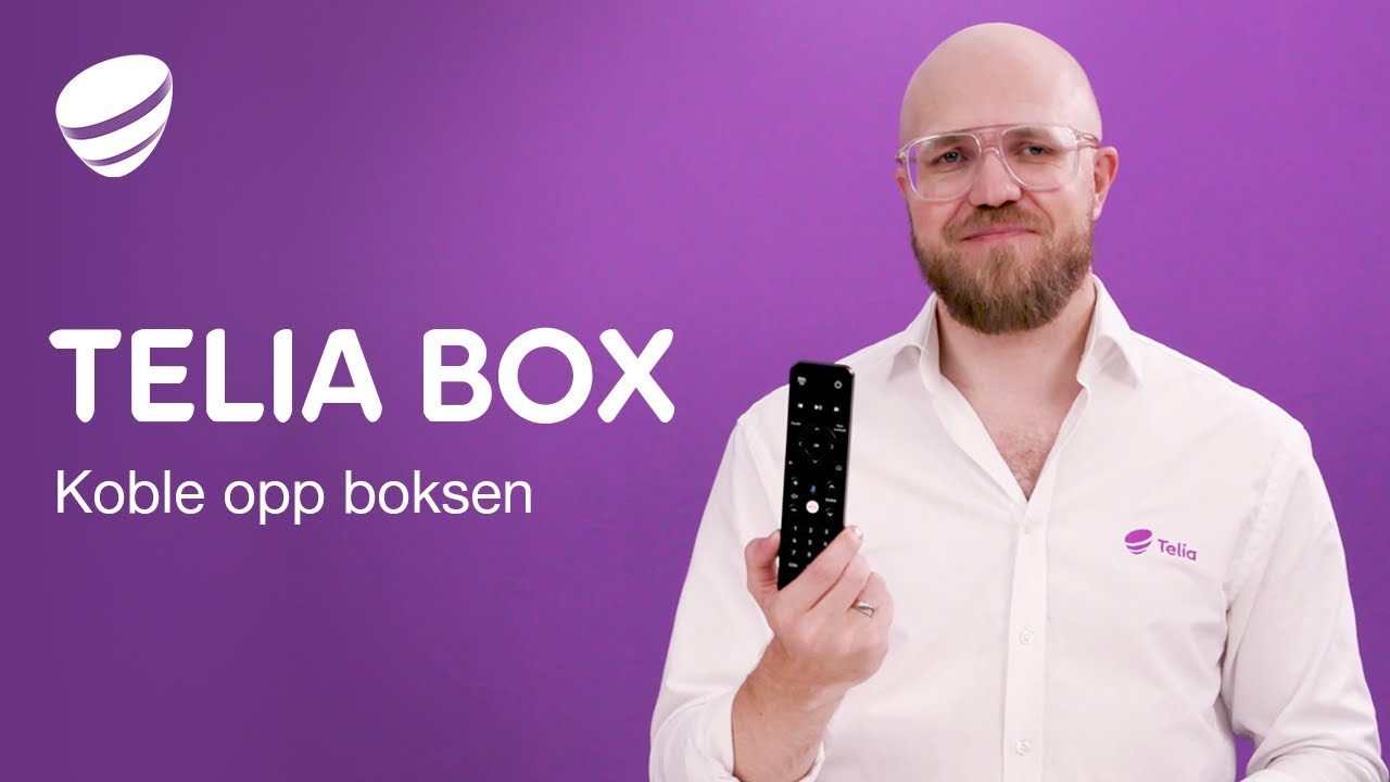 Slik kobler du Telia Box til TV-en