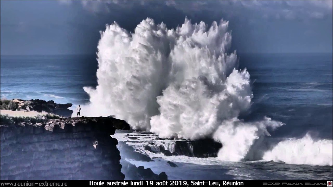 Houle australe 19 août 2019 - Saint Leu  - Réunion