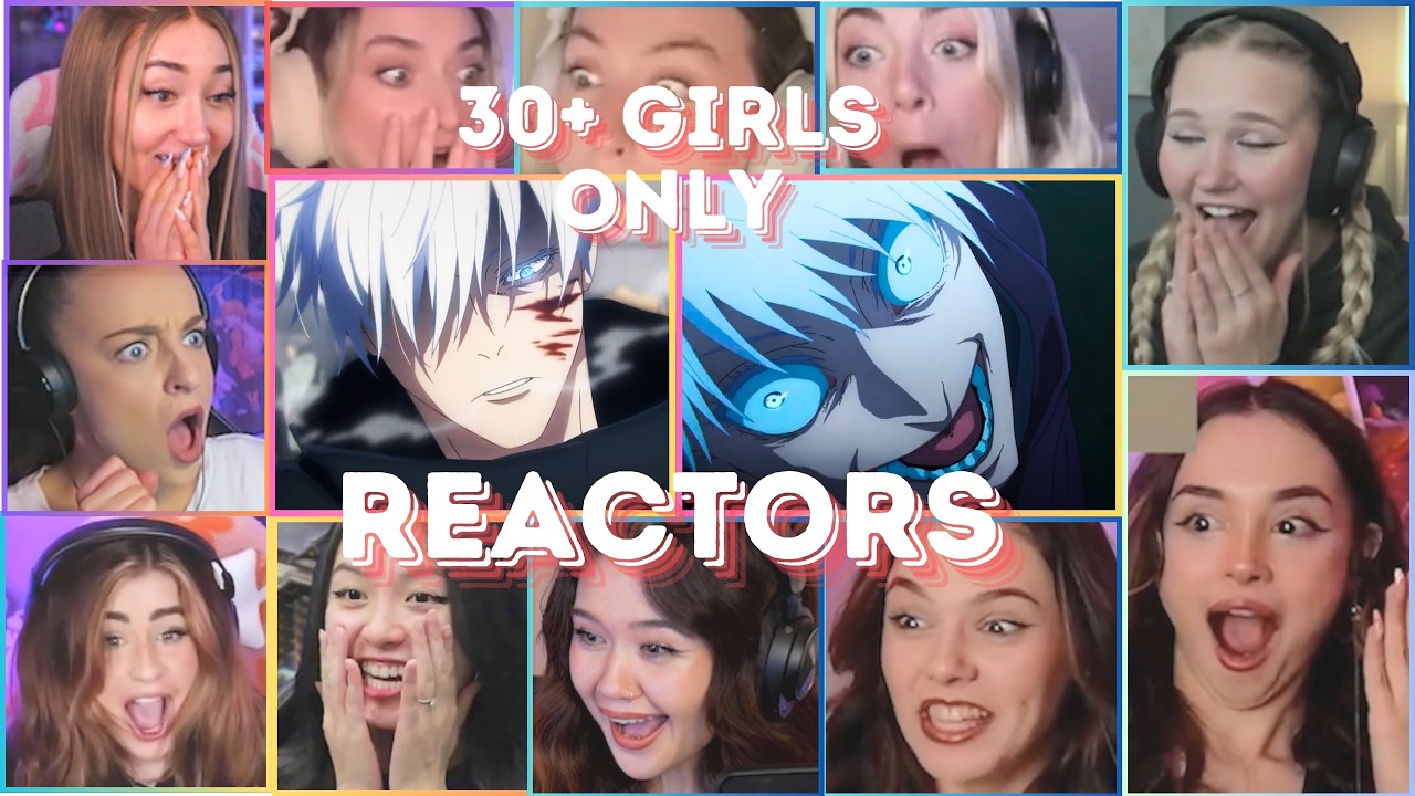 MASSIVE GIRLS REACT - JUJUTSU KAISEN SEASON 2 EPISODE 9 GIRLS REACTION MASHUP