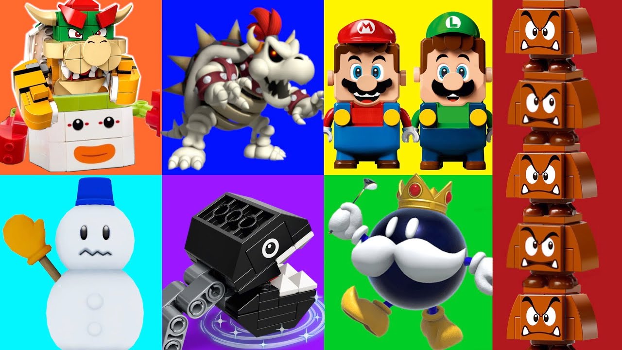 LEGO Mario and Luigi vs Mario Party Bosses