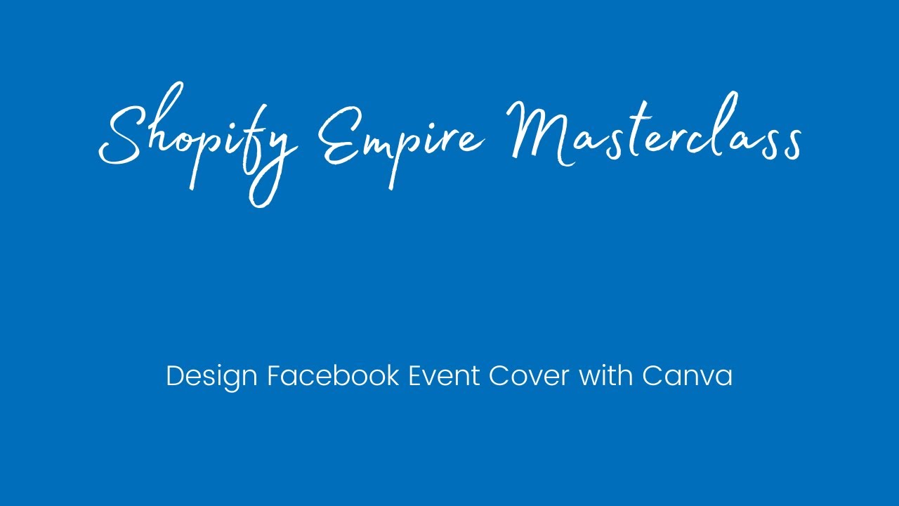 Design Facebook Event Cover with Canva