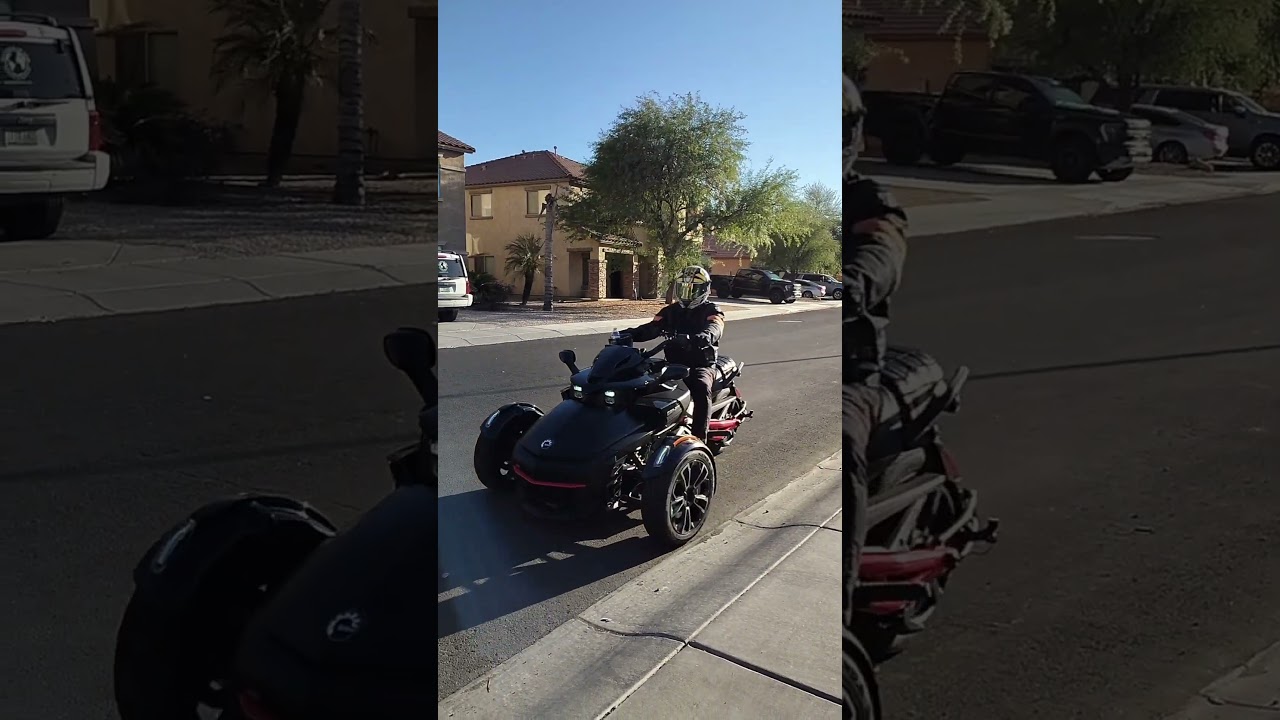 2024 Can-Am Spyder F3S Amazing experience #rider #motorcycle #viralshorts #bike #polaris #viralvideo