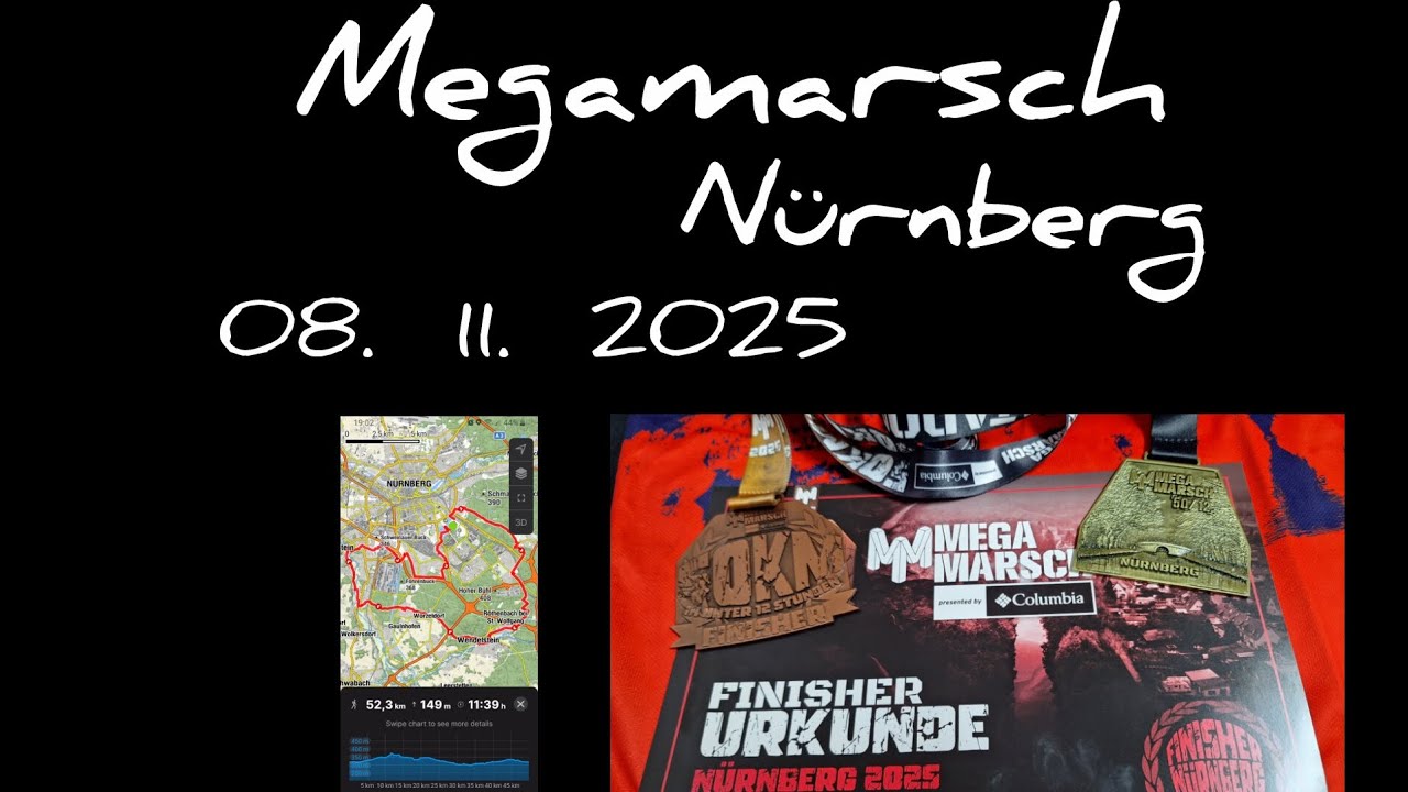 Megamarsch Nürnberg  08 . 11. 2025.   Lokal Matador.