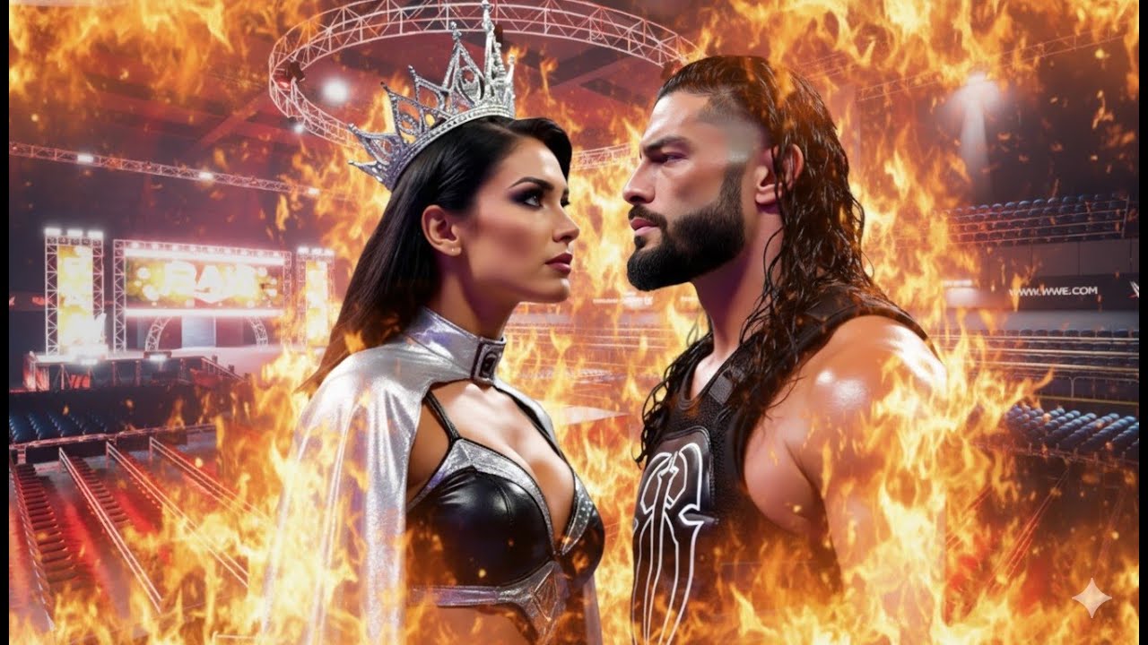 WWE LIVE MATCH  - ROMAN REIGNS VS THE QUEEN ZELINA SMACK DOWN 32 