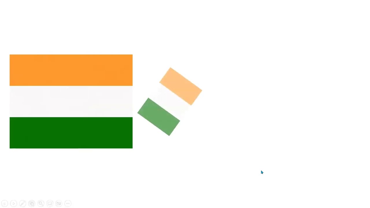 Ireland to India flag transformations