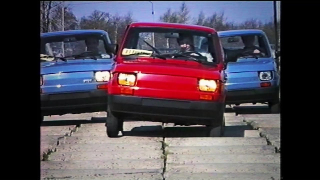 Fabryka Samochodów Małolitrażowych Zakład nr. 2_Polski Fiat 126 BIS_1990 rok.