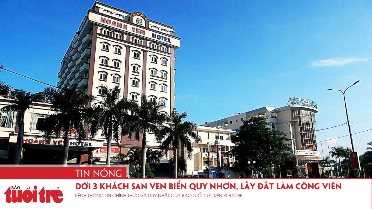 Dời 3 khách sạn ven biển Quy Nhơn, lấy đất làm công viên