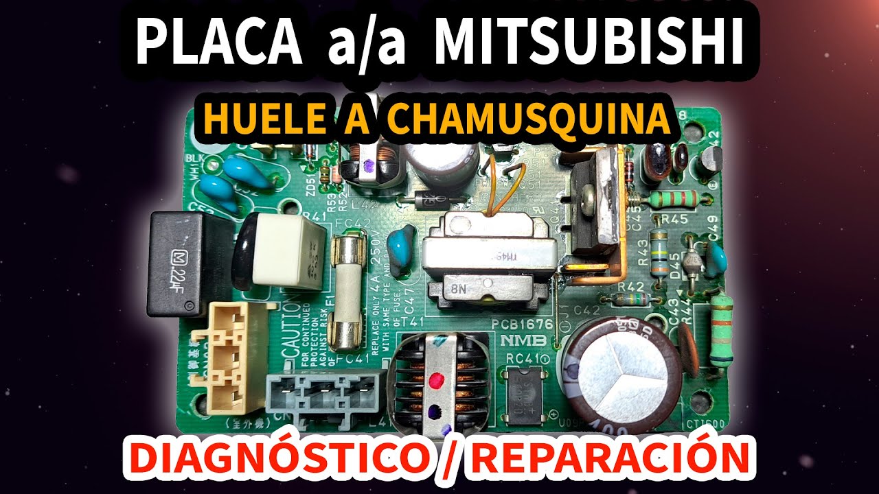 Fuente alimentación aire acondicionado MITSUBISHI | Diagnóstico y reparación