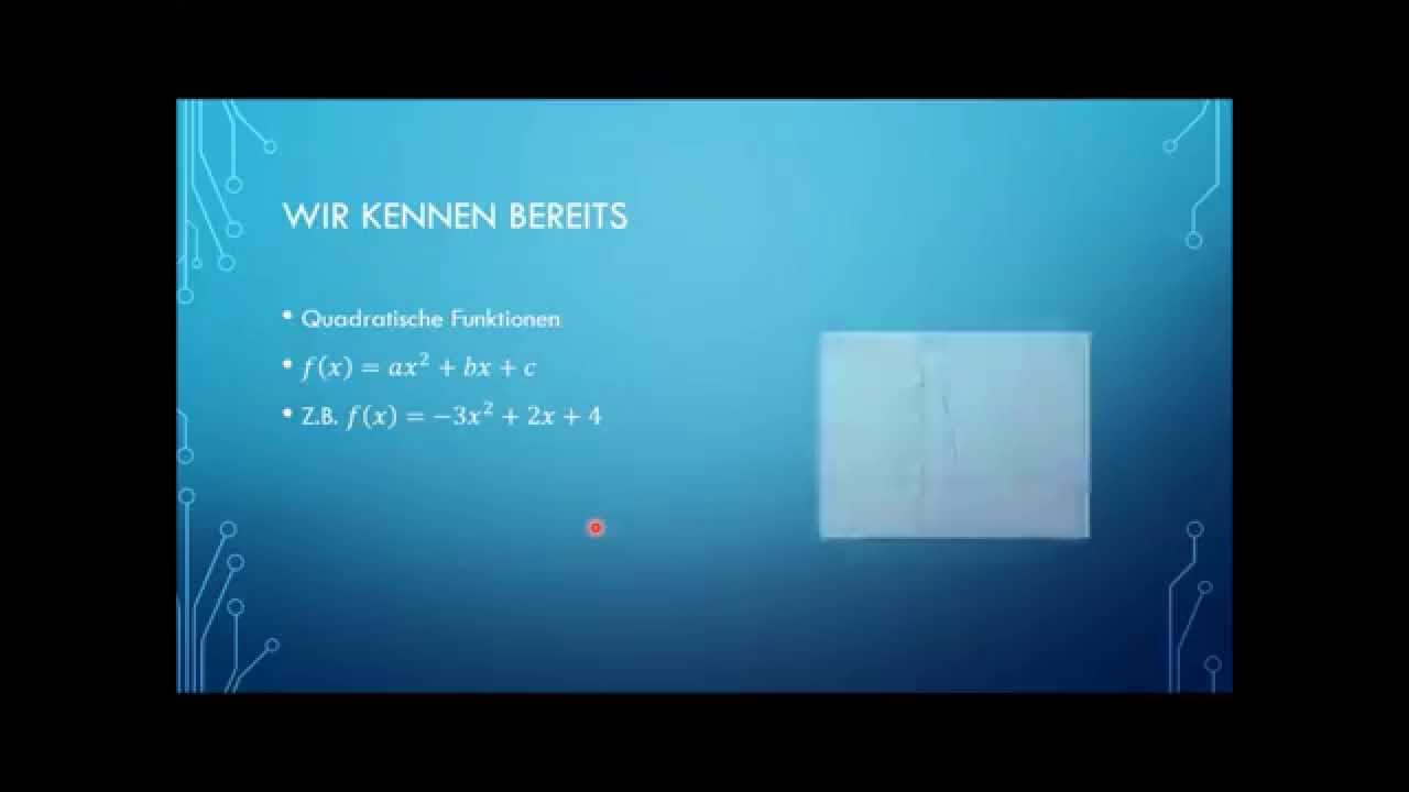 Teil 1: Einführung in ganzrationale Funktionen