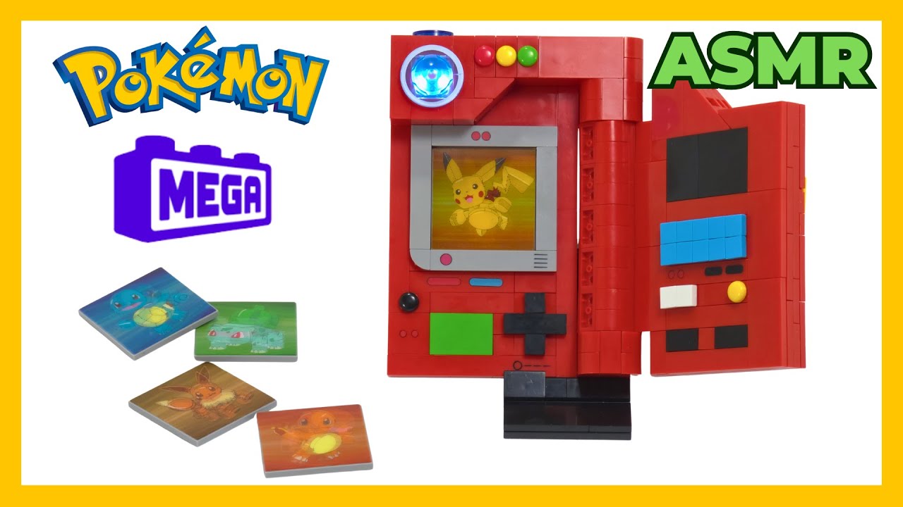 MEGA Pokemon - Kanto Region Pok&eacute;dex - LEGO Pokemon Real Time | ASMR
