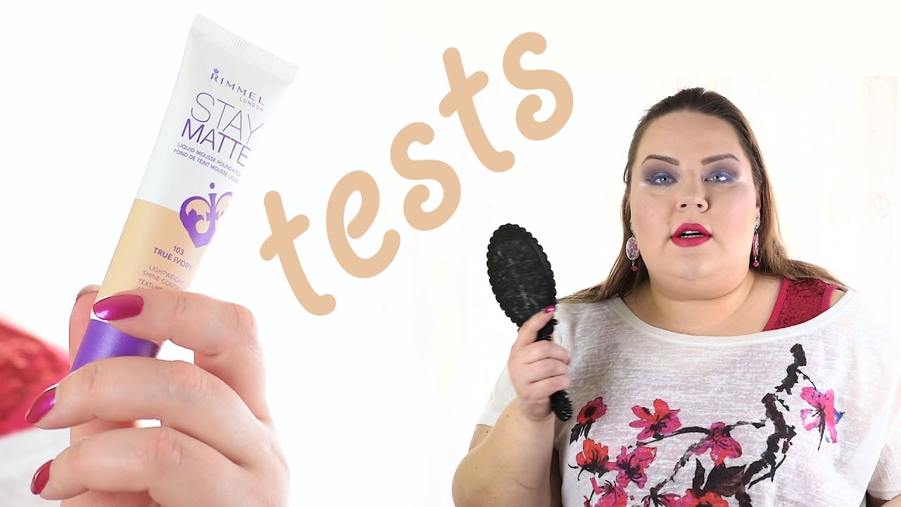 Testēju  Rimmel Stay Matte Liquid Mousse Foundation / LV