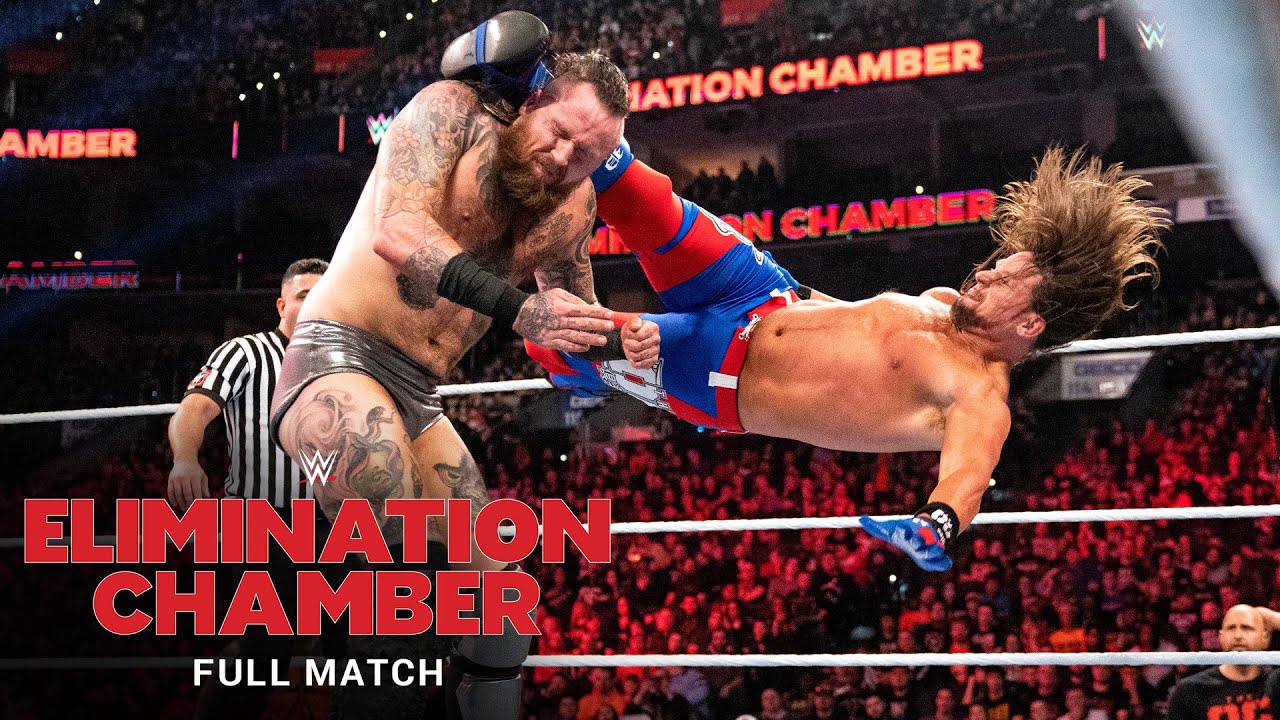 FULL MATCH - Aleister Black vs. AJ Styles – No Disqualification Match: WWE Elimination Chamber 2020