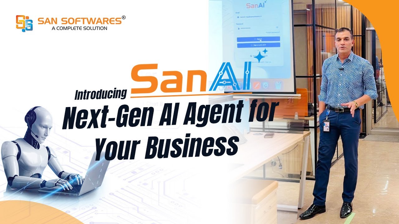 Introducing SanAI- AI Agent Solution Designed for All Business Types  #ai #aiagents