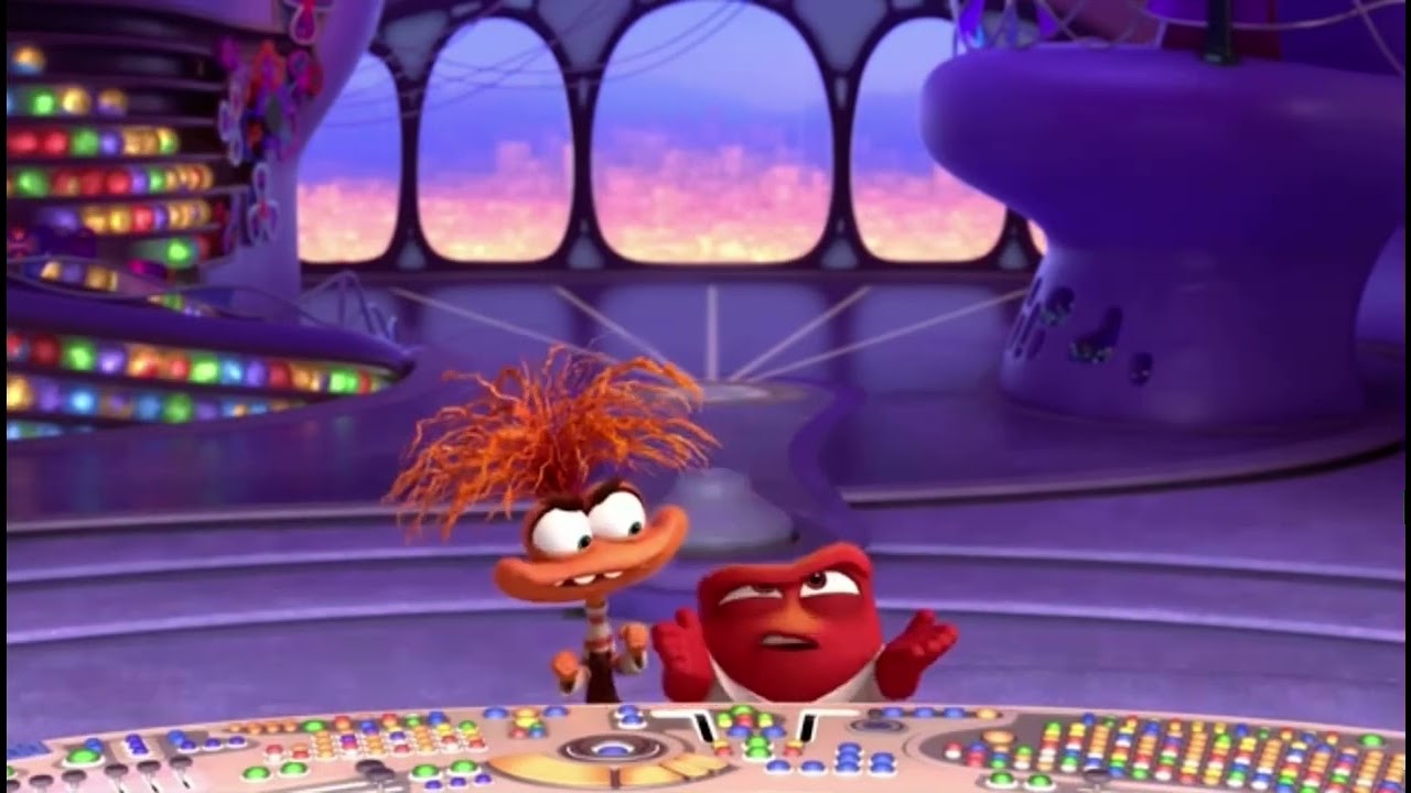 Anxiety Mocking Anger| Inside out 2