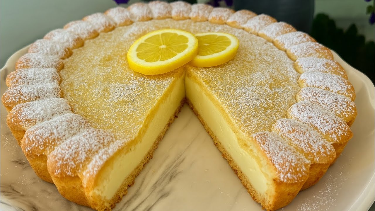 Самый любимый торт в Италии🤩 Вы будете делать его каждую неделю 🍋🍋🍋
