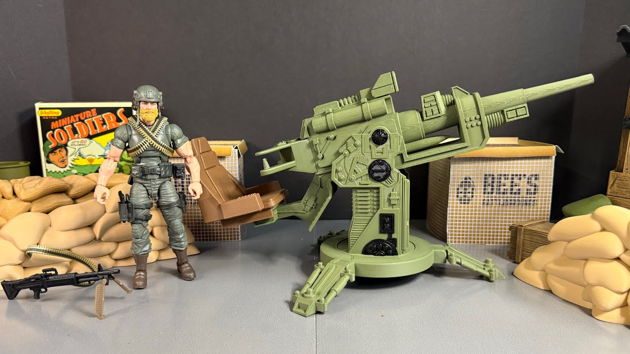 Пушка AA от Red Atlas Creations (совершенно не зенитный снаряд, сертифицированный GI Joe)