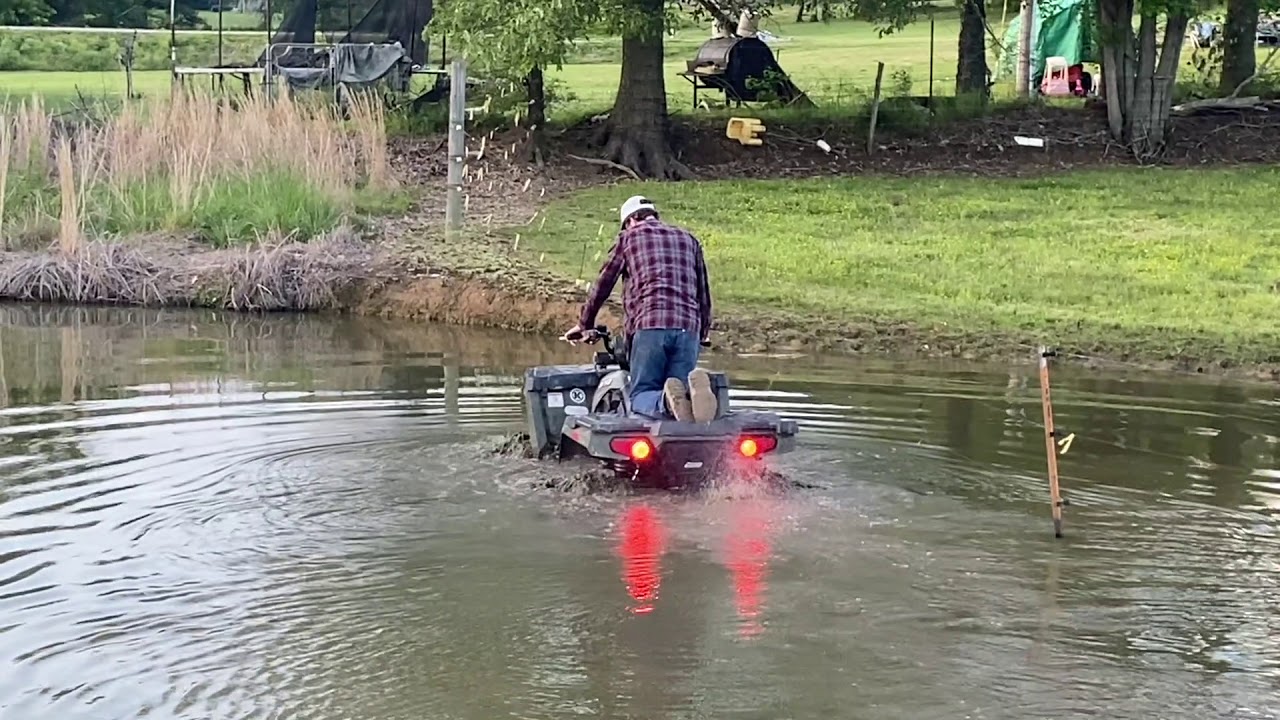 SPORTSMAN 570 GETS NEW EXHAUST AND WATERPROOFED!