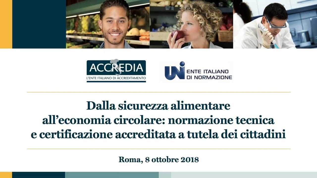 Prove di laboratorio per la sicurezza alimentare. Tramontin, Accredia