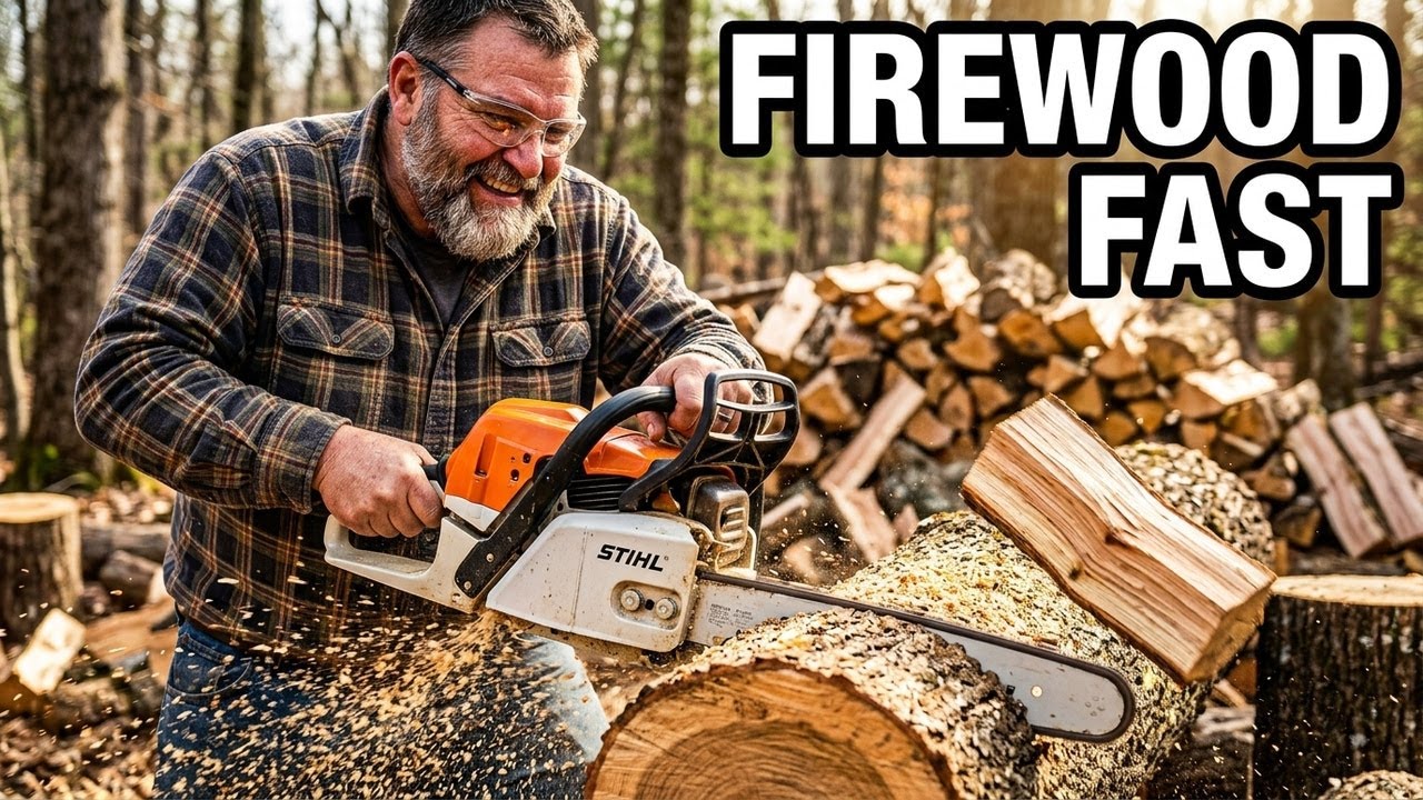 Cutting firewood should be fun! have a good saw that just works make life much better.