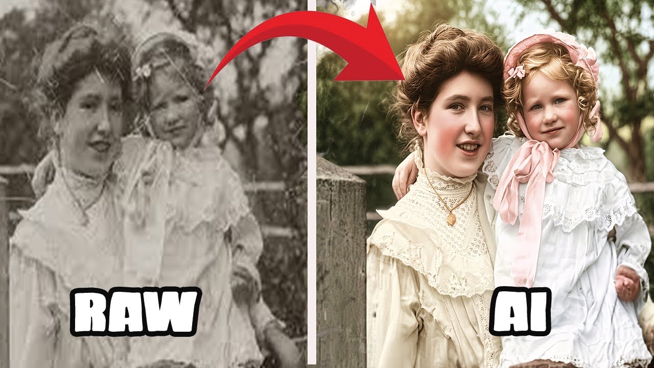 AI Restored This 100 Year Old Photo   The Result Is Unreal! (Before & After)