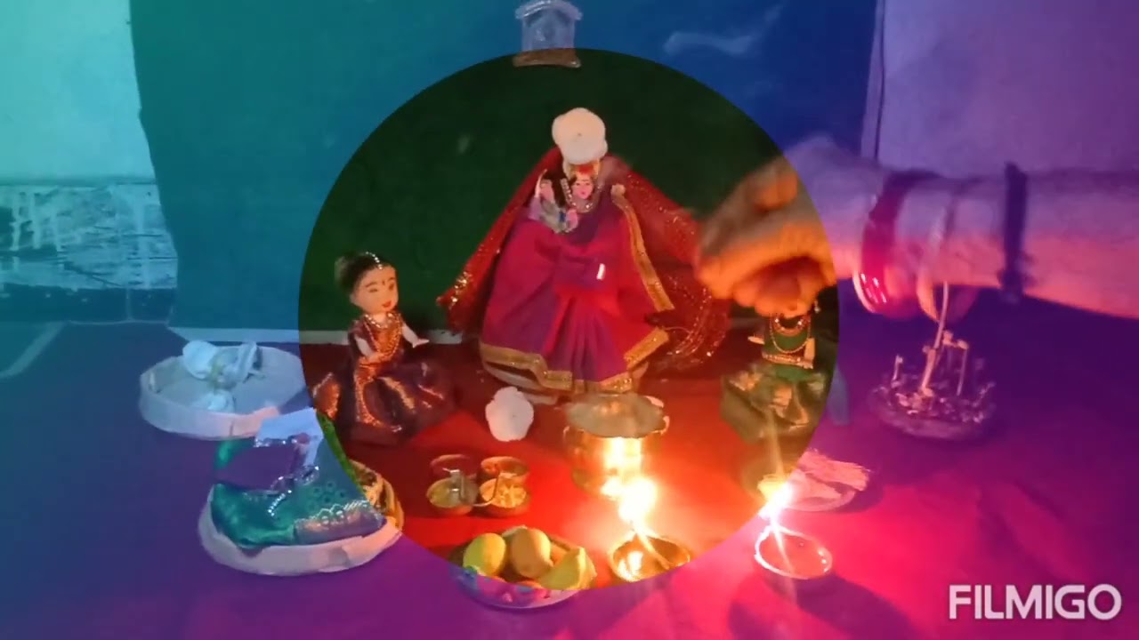 miniature navratri Day 6 Sri Lakshmi Devi puja