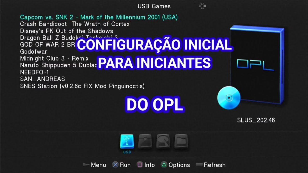 CONFIGURAÇÃO INICIAL DO OPL | CONFIGURAÇÃO PARA INICIANTES NO OPL E CONFIGURAÇÕES EXTRAS PARA TODOS