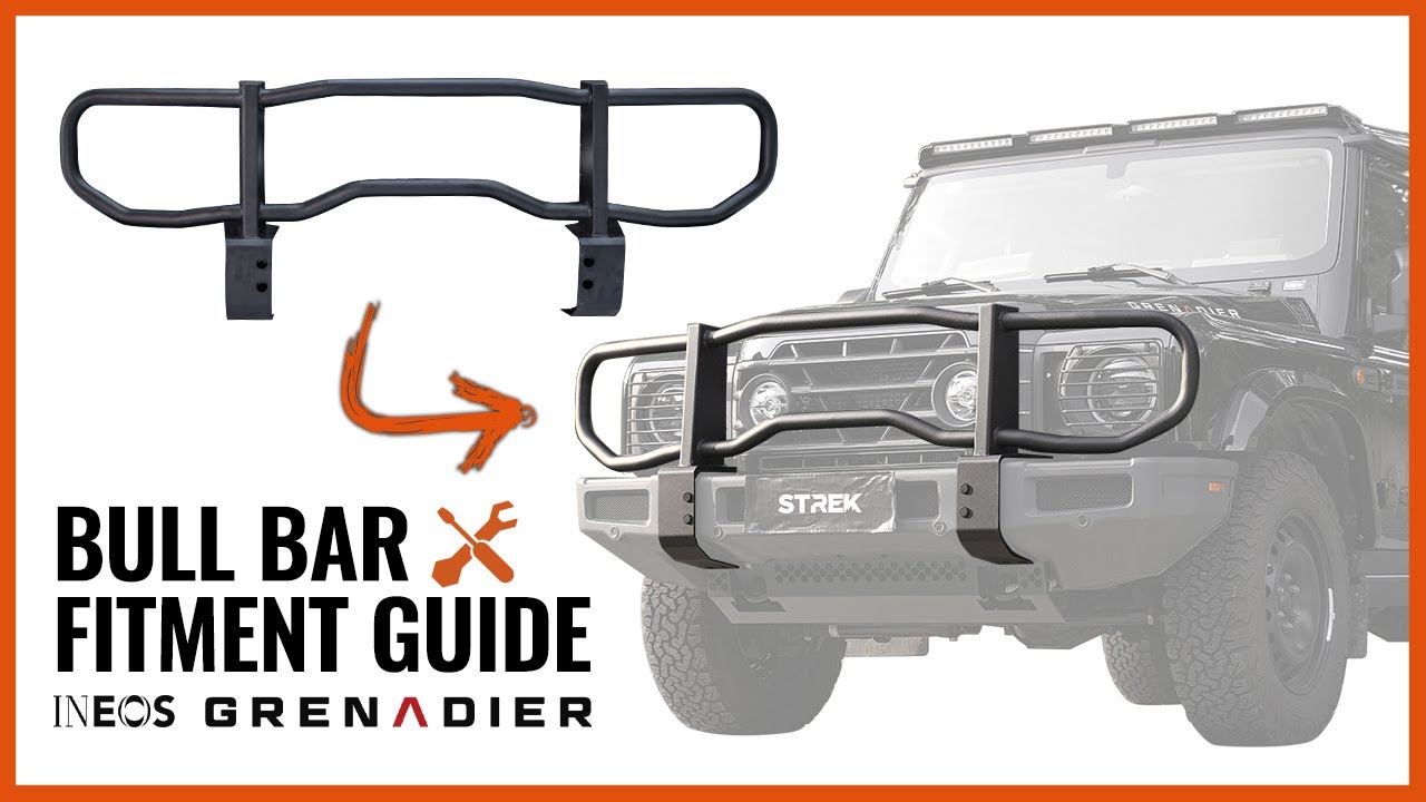 Fitment Guide - EU Version Front Bumper Bull Bar for Ineos Grenadier 2023-Present by Strek Off Road