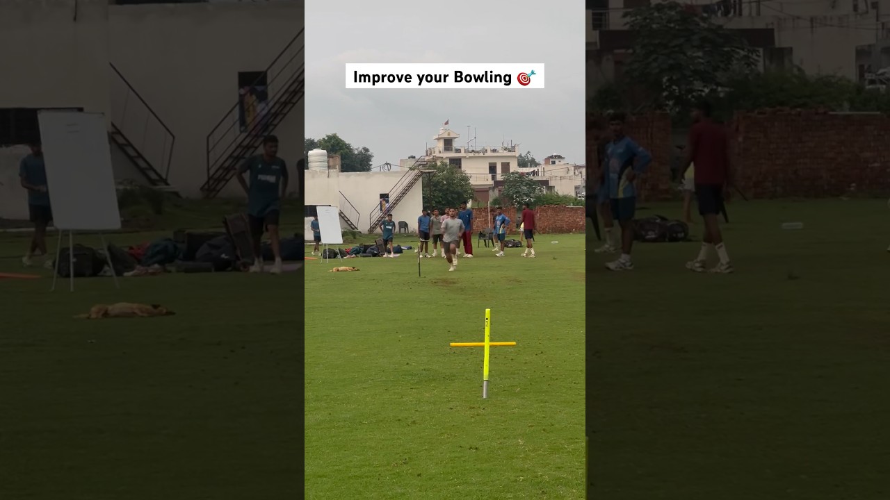 Enhance your precision & control with these single-wicket bowling drills #shorts #cricketvideo