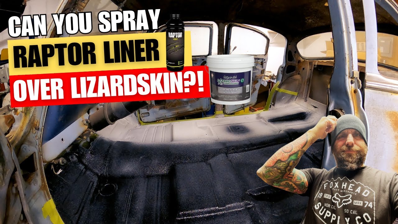 Raptor Liner over Lizardskin. Will it WORK?! No Carpet for the Bel Air!
