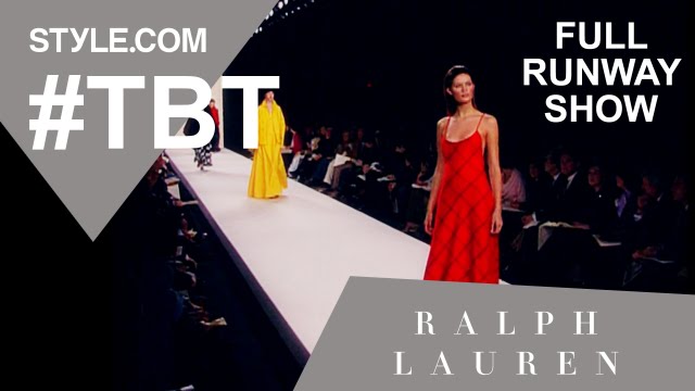 Ralph Lauren’s Fall 1999 Full Runway Show - 