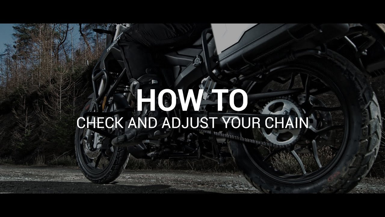 How To: Check & Adjust Your Motorcycle Chain - Sinnis Terrain 125
