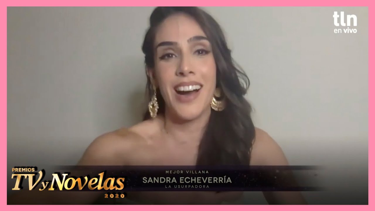 Premios TVyNovelas 2020: ¡Sandra Echeverría se lleva el premio a la mejor villana! | Tlnovelas