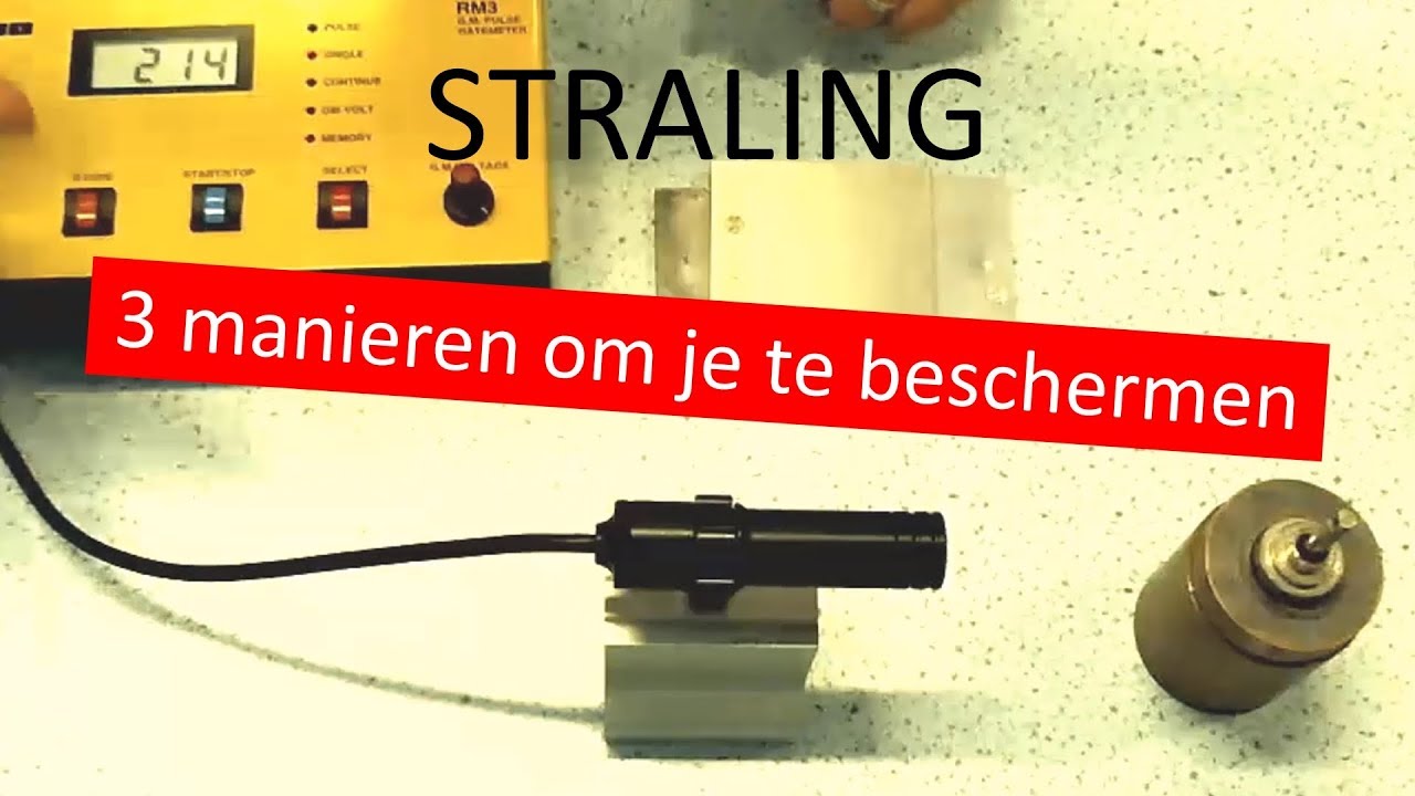 Natuurkunde uitleg BESCHERMEN TEGEN STRALING