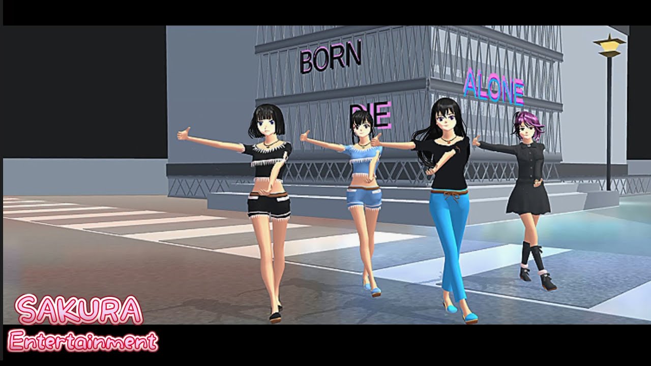 'Lovesick girls' BLACKPINK MV | Sakura School Simulator version MV | Music Video