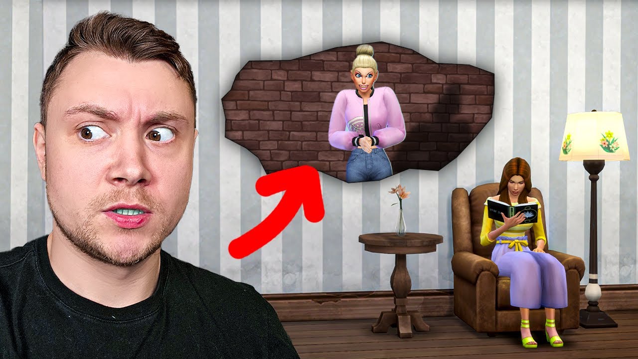 Can my sim survive living in the walls?