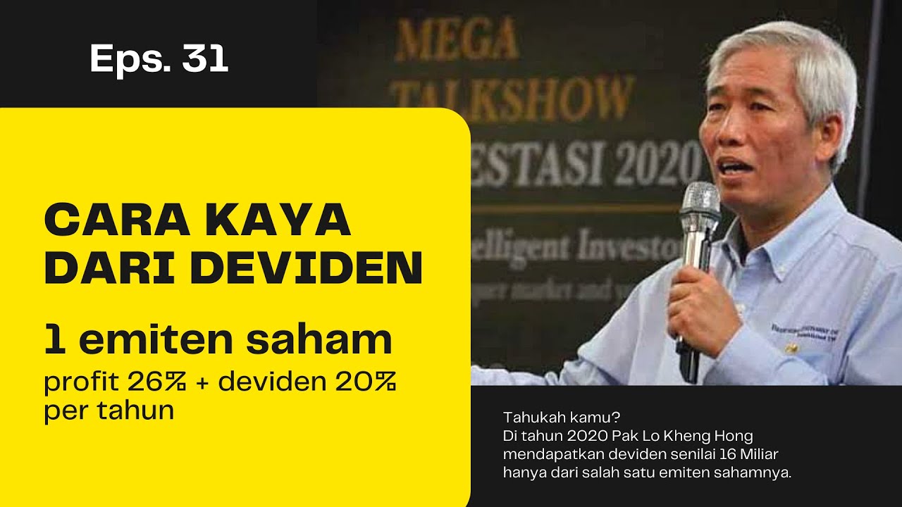 Dapet Uang Tanpa Kerja dengan Deviden Investing - Investasi Saham untuk Pemula - Diskusi Investasi